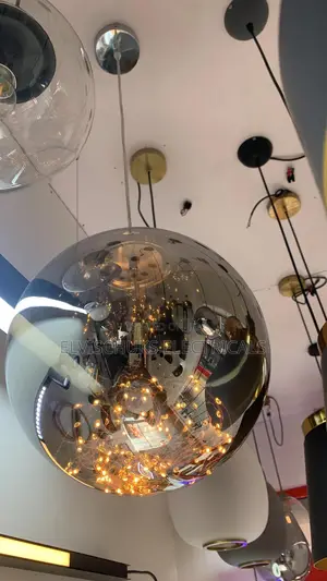 Modern Mirror Glass Pendant Light – Elegant Led Hanging Lamp