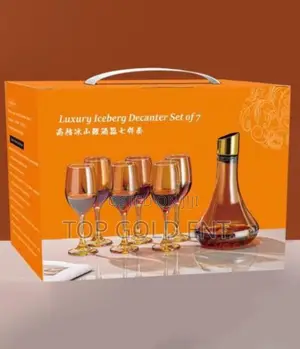 Luxury Iceberg Decanter and Cups