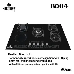 90cm 4 Burner and 1 Hotplate (Ignition)