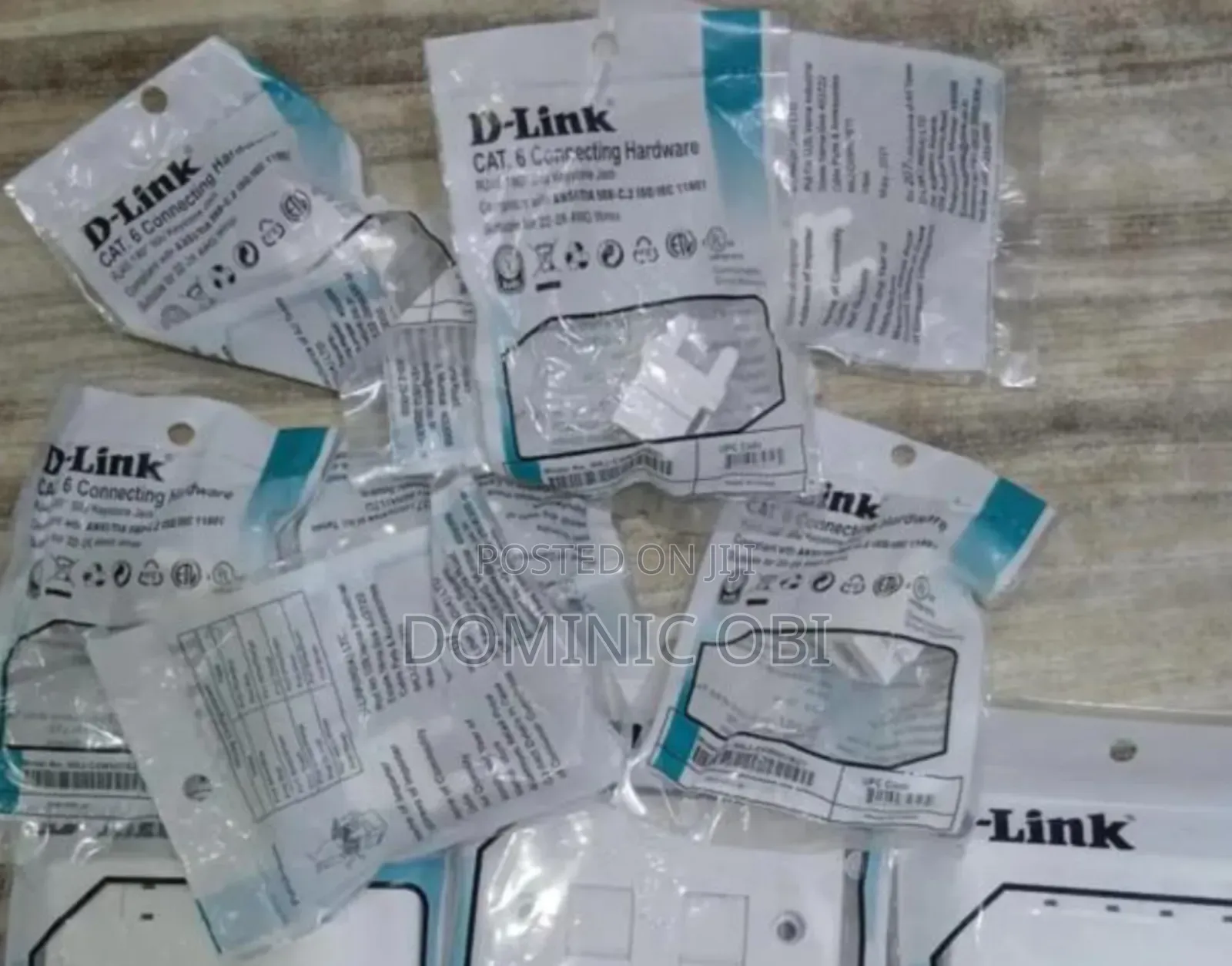 D.Link Face Plate With Cat6 Keystone Jack