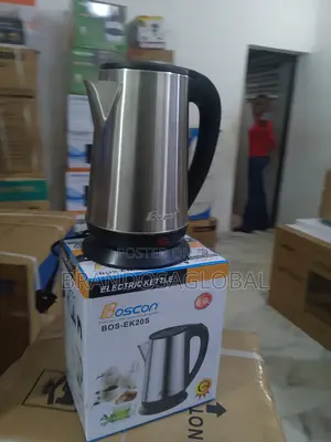 Boscon 2l Stainless Electric Kettle – Auto Shut Fast Heating