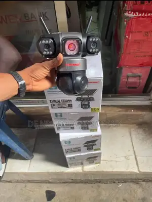 Intelligent V380pro 4g 3lens PTZ Solar Camera