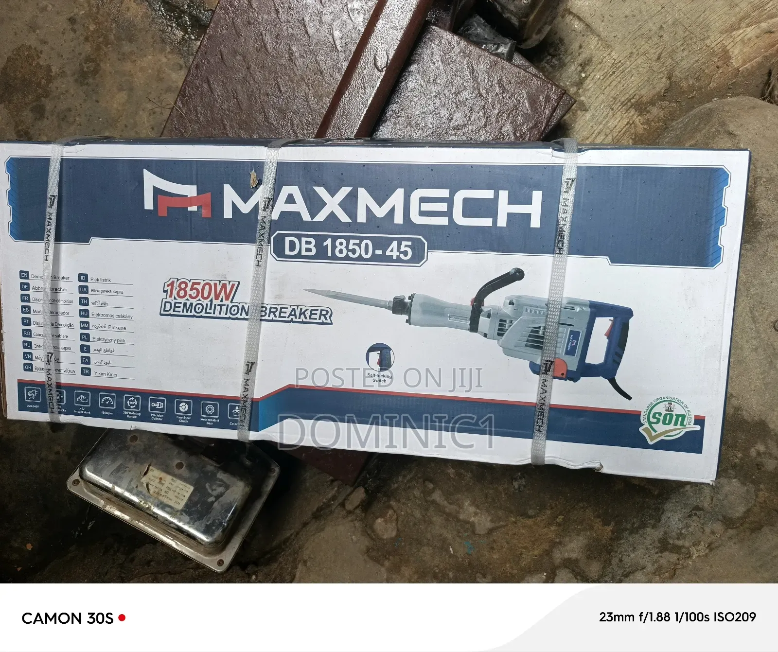 Maxmech Jack Hammer 1850watt