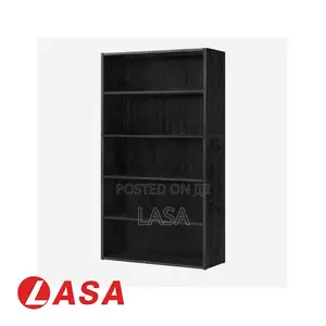 5-Tier Bookcase – Sturdy Adjustable Shelving Unit