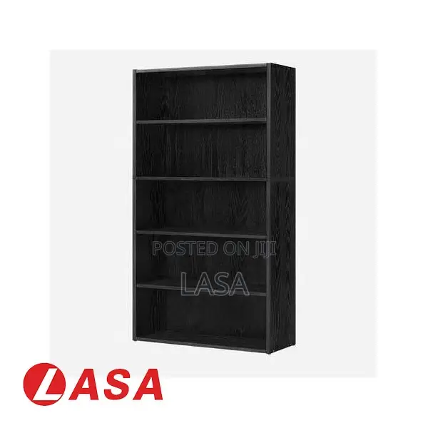 5-tier Bookcase – Sturdy Adjustable Shelving Unit