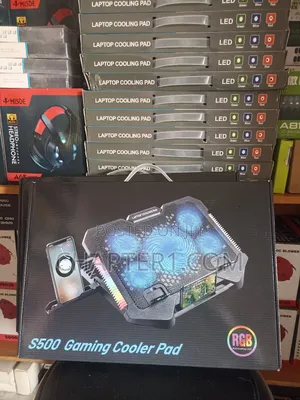 S500 RGB Laptop Gaming Cooling Pad 5 Fans