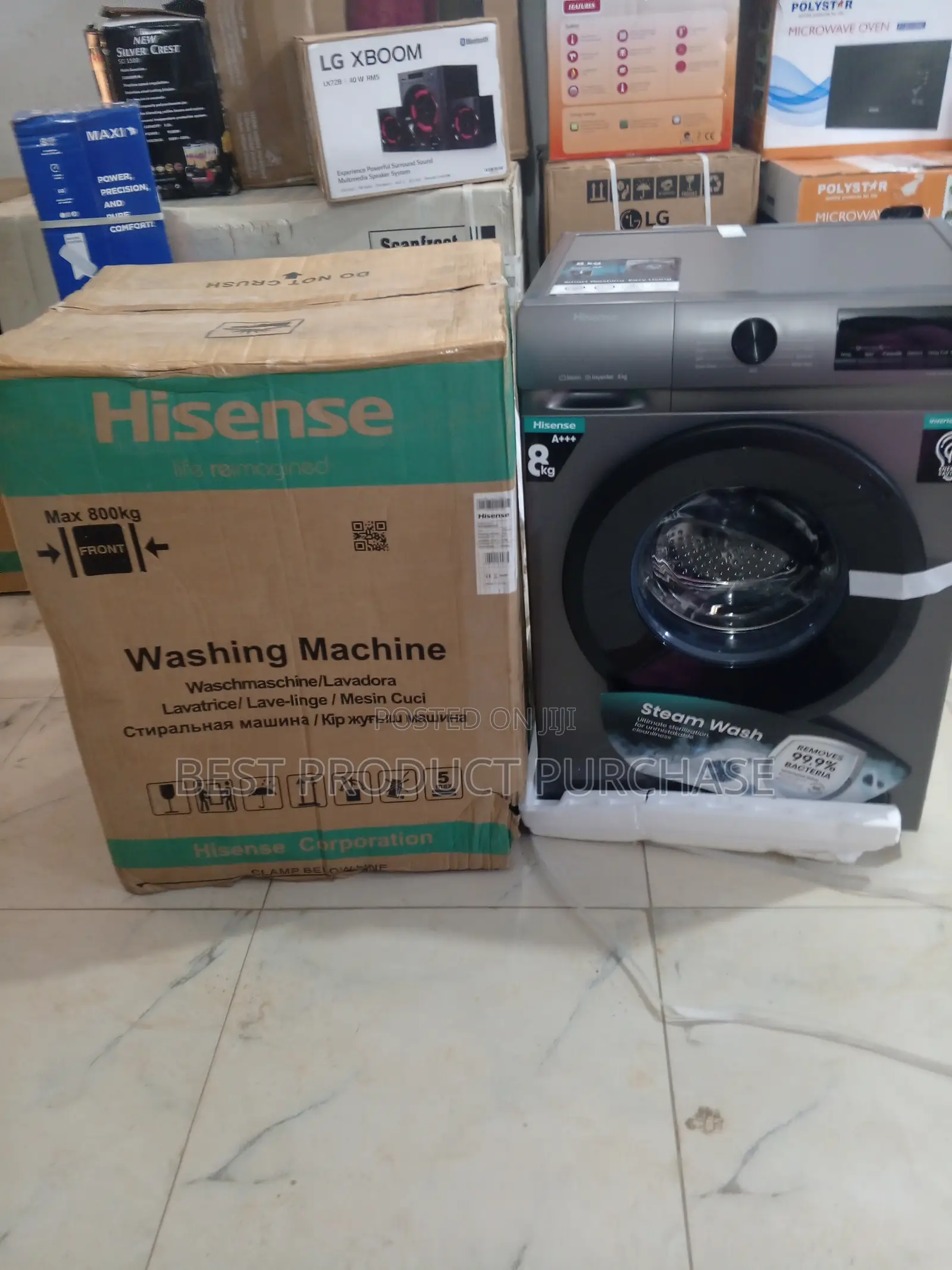 Smart Wash Controls – Hisense 8kg Front Load Washer