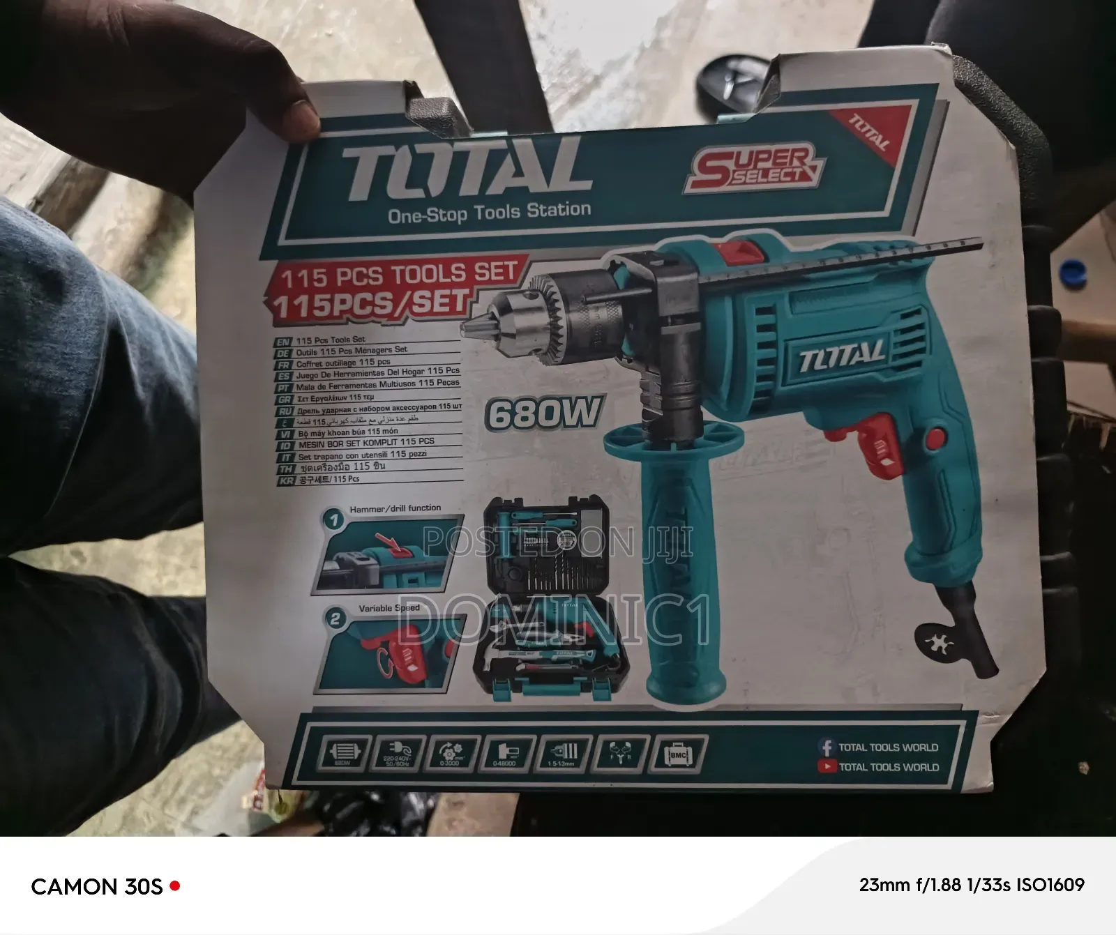 Total Drilling Machine With Tools