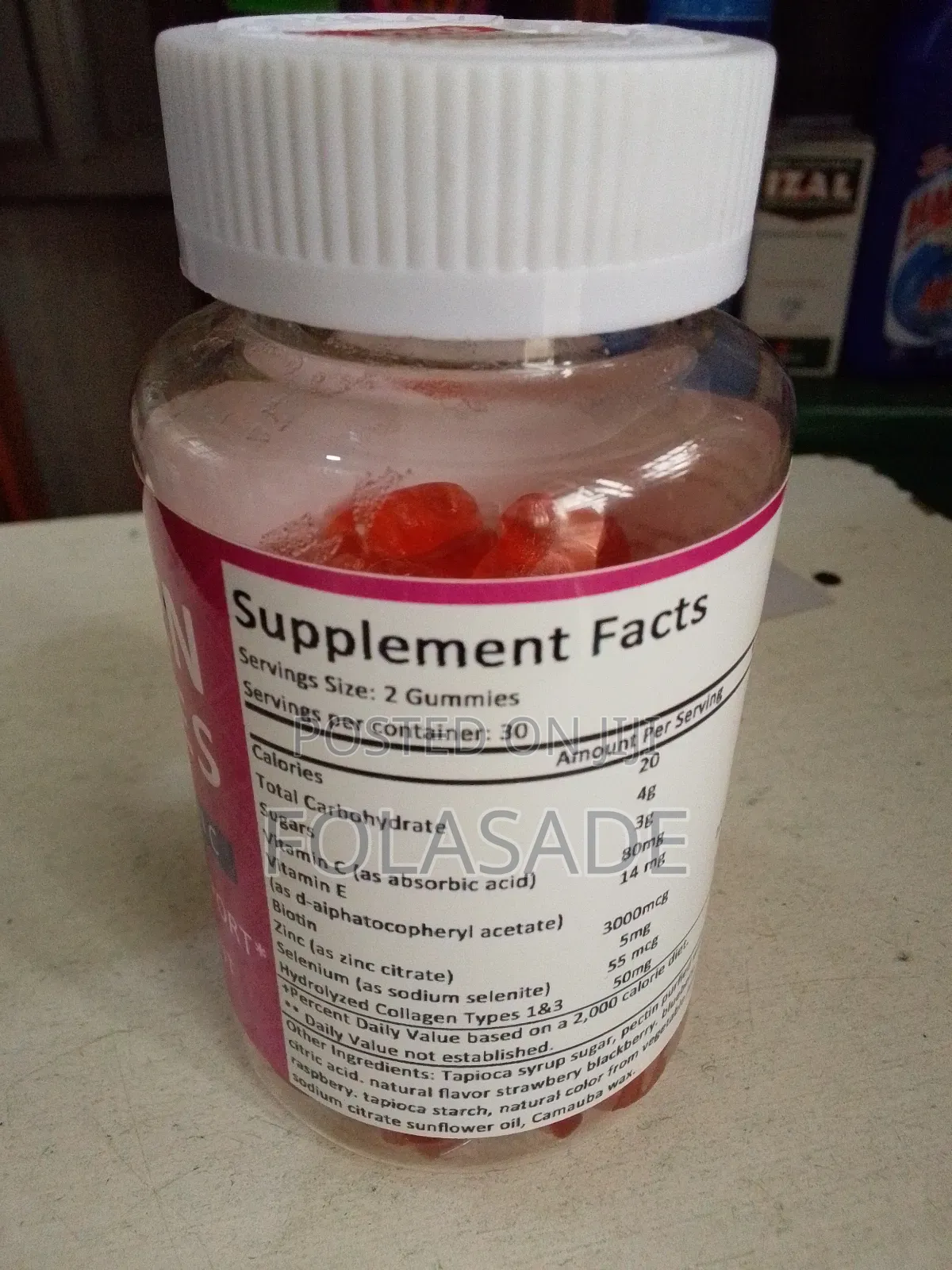 Collagen Gummies With Biotin And Vitamin C