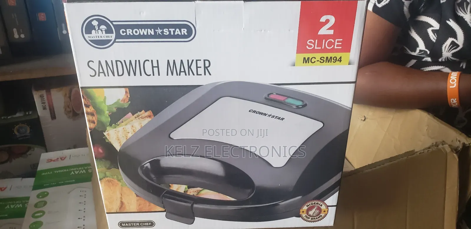 Master Chef 2 Slice Sandwich Maker