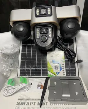 3 Lens CCTV Solar Camera