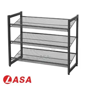 Stackable 3-tier Metal Shoe Rack,