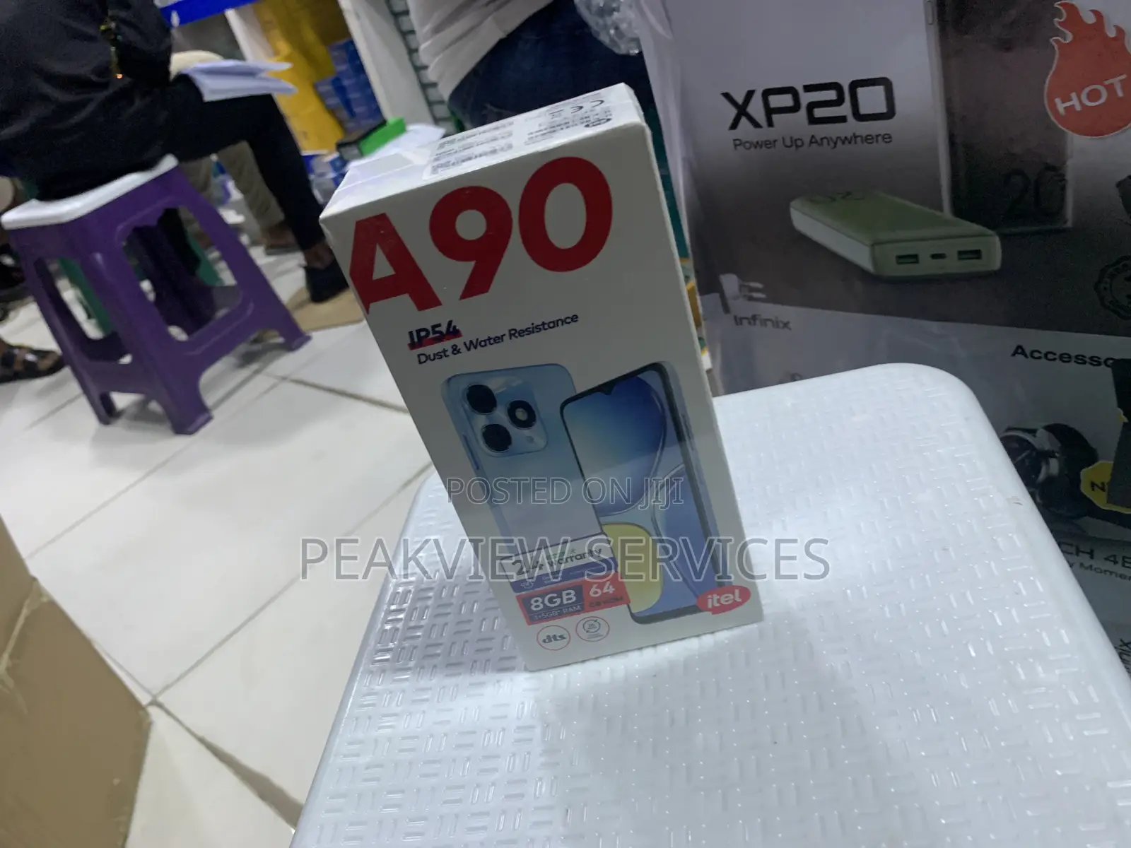 New Itel A90 64 GB Black