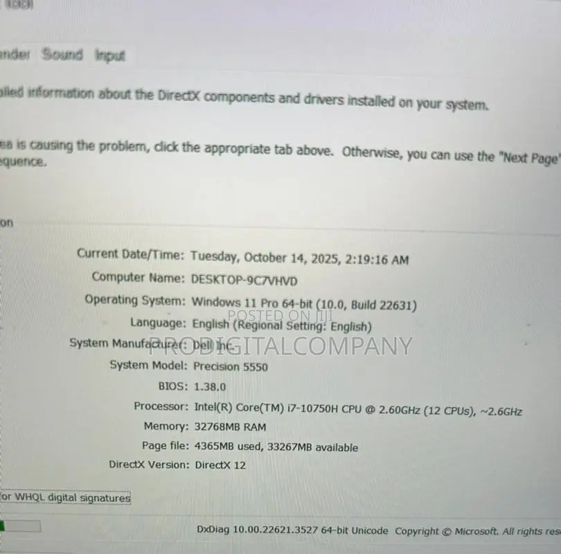 Laptop Dell Precision 5550 32GB Intel Core i7 SSD 512GB