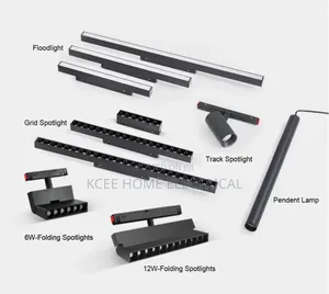 12w Folding Magnetic Track Light | Modern Adjustable Led Spotlight