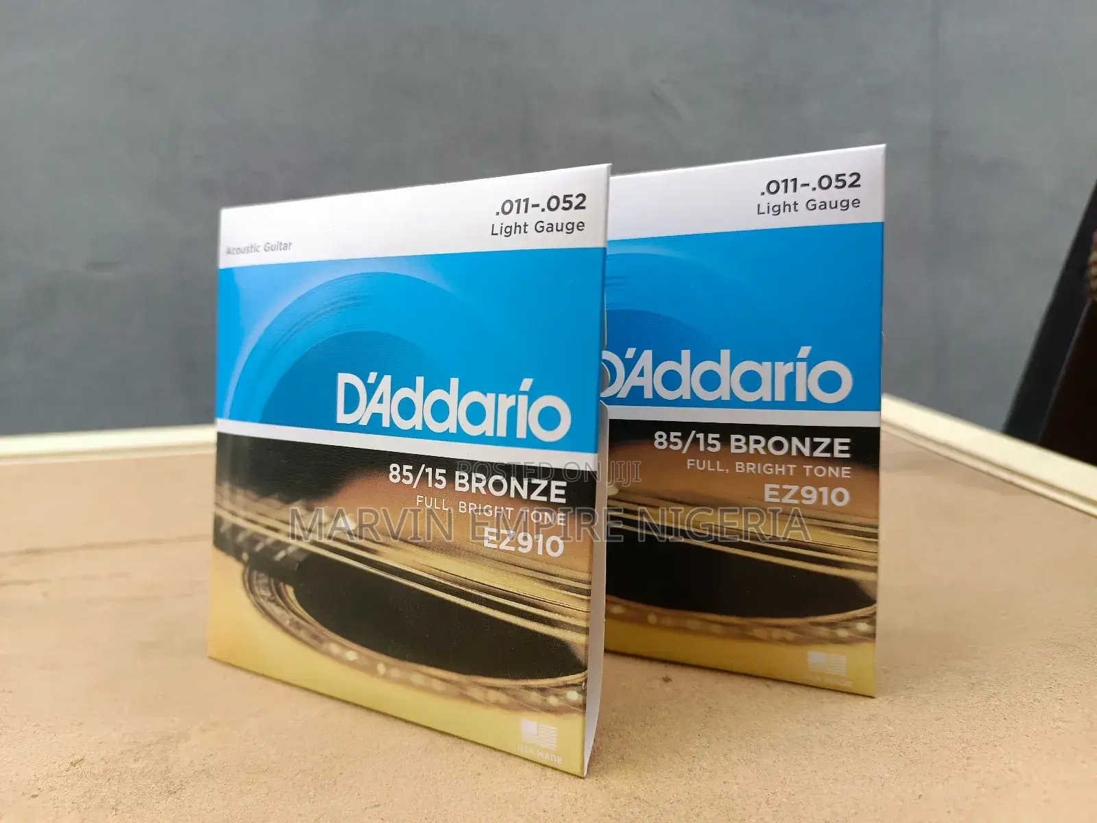 2 Sets Daddario Acoustic Guitar Strings Ez910