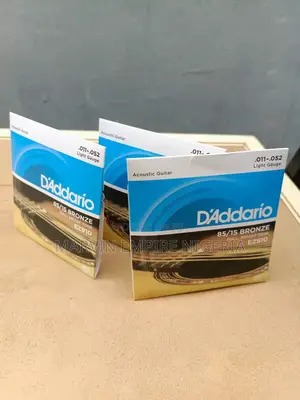 3 Sets Daddario Acoustic Guitar Strings Ez910