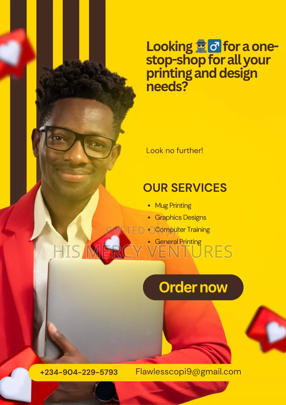 Professional Printing and Graphics Designs