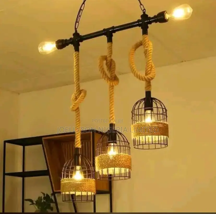 3 Hemp Rope Dropping for Your Dining/Verandah