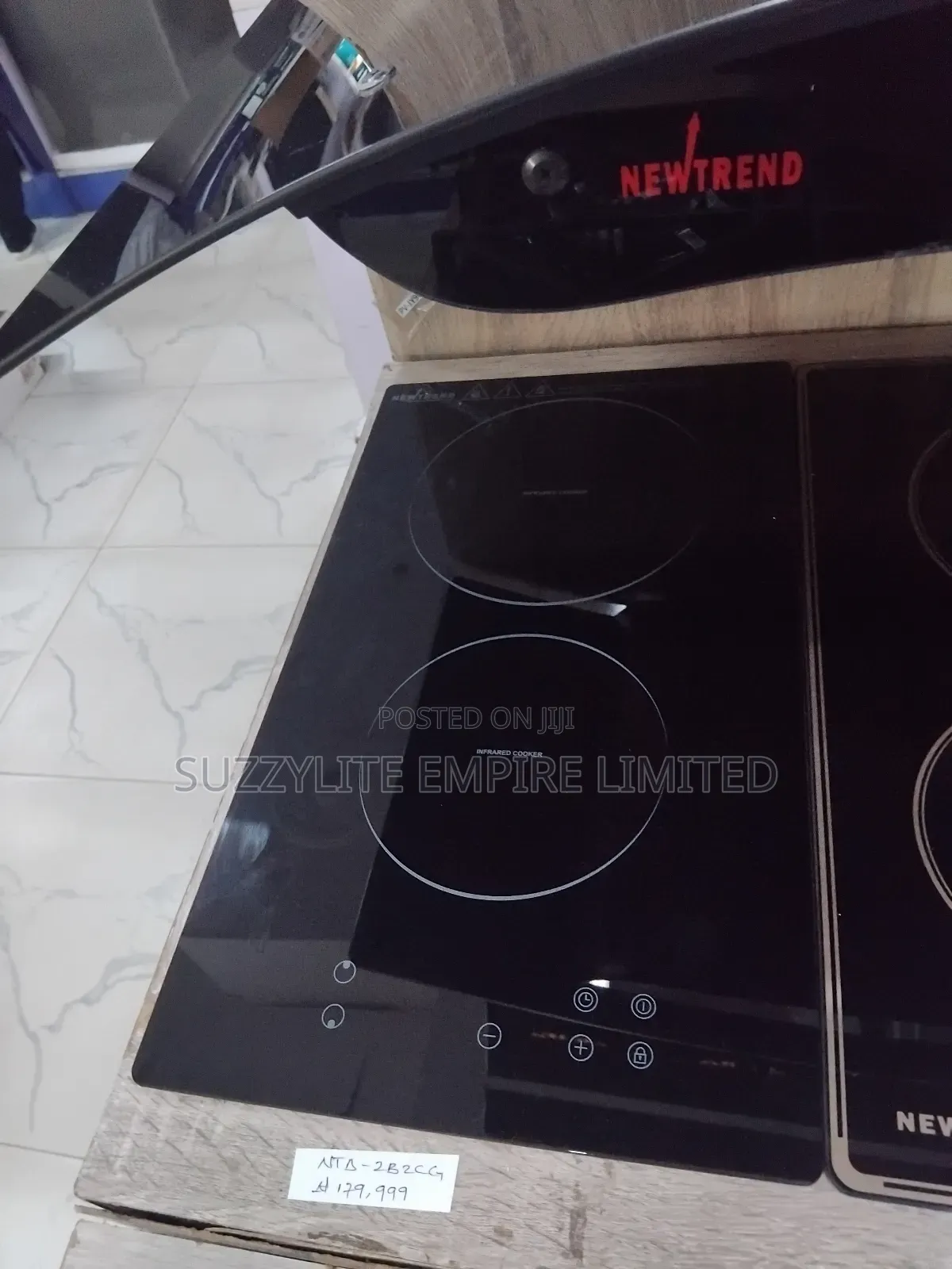 Newtrend Inbuilt Electric Cooker 2burner Hot Plate