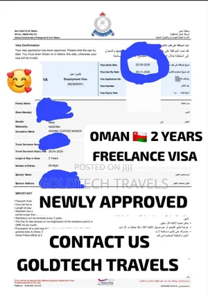 Oman 2 Years Working Visa Package Available With Flight Ticket
