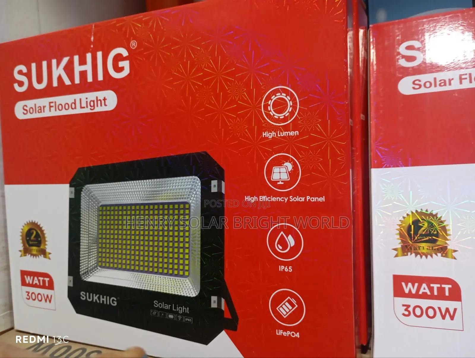 Sukhig Solar Flood Lights 300w