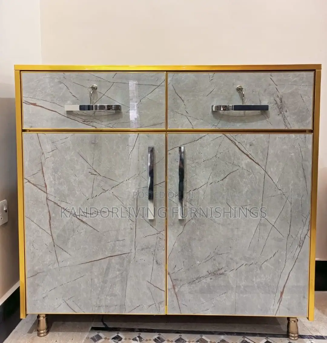 Console Cabinet With Shelves