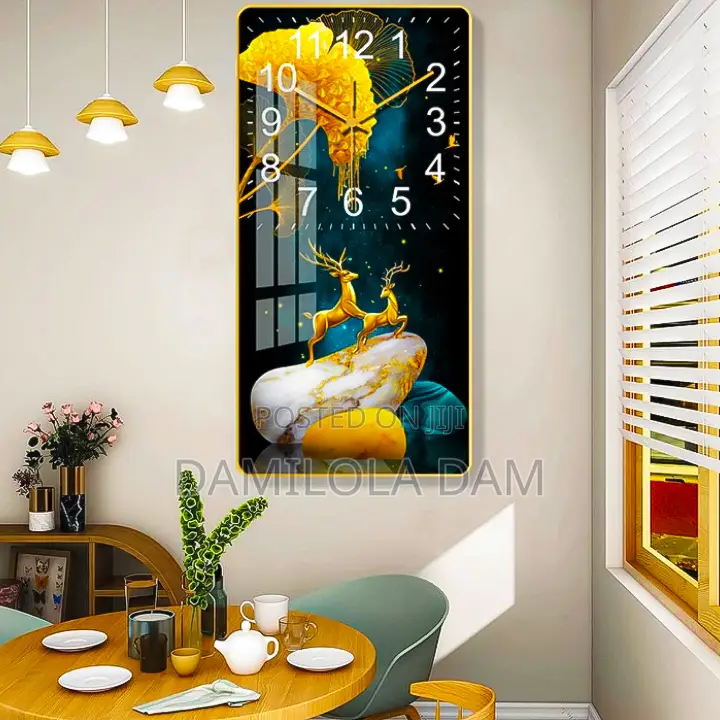 Crystal Large Wall Clock