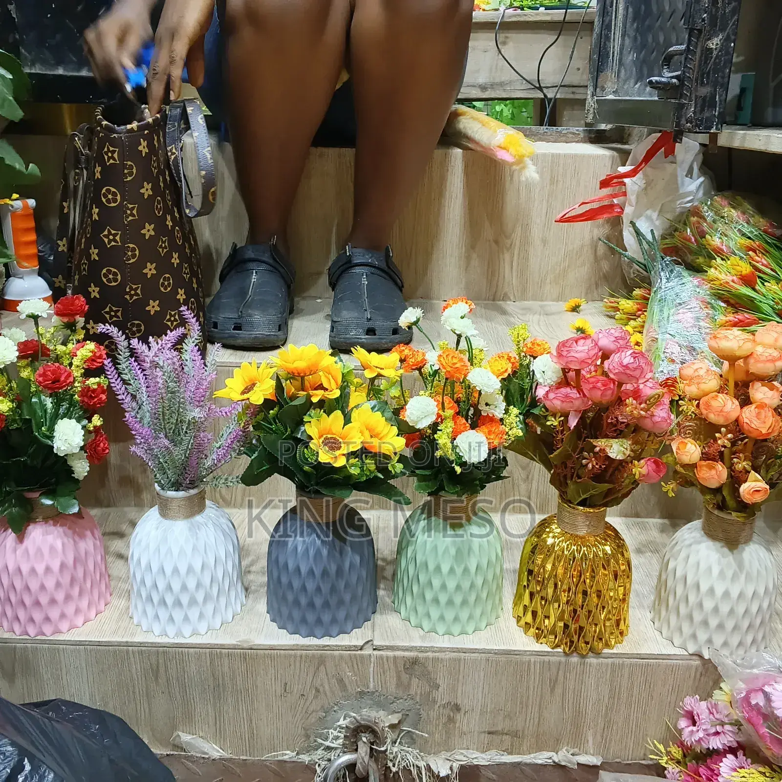 Plastic Table Vase