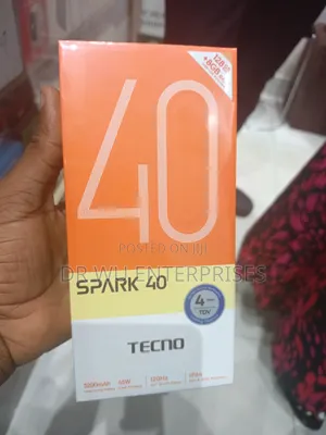 New Tecno Spark 40 128 GB Black