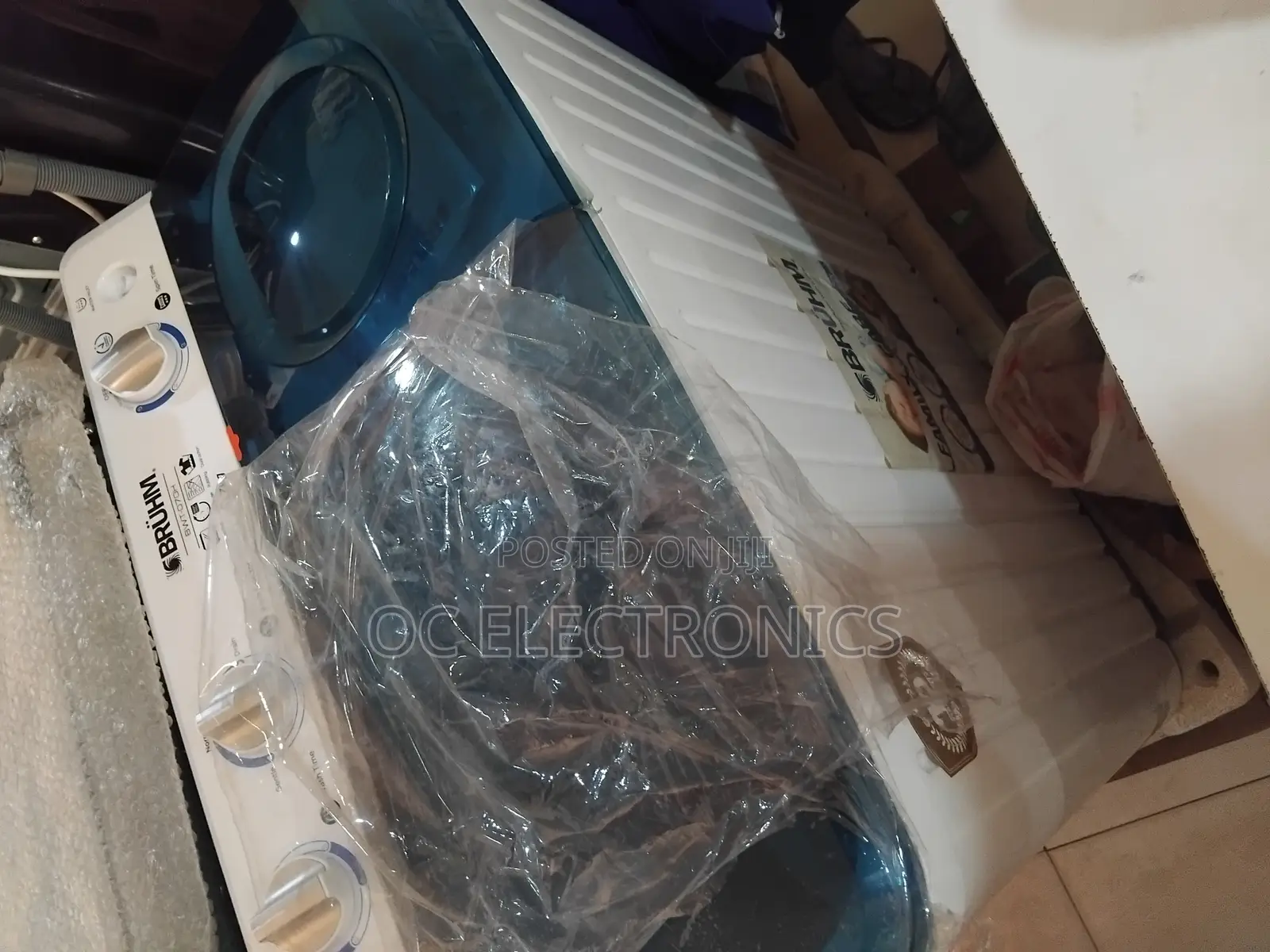 Bruhm Semi Automatic Washing Machine (Twin Tub) 7kg