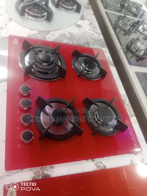 Red Colored 4ways Gas Burner