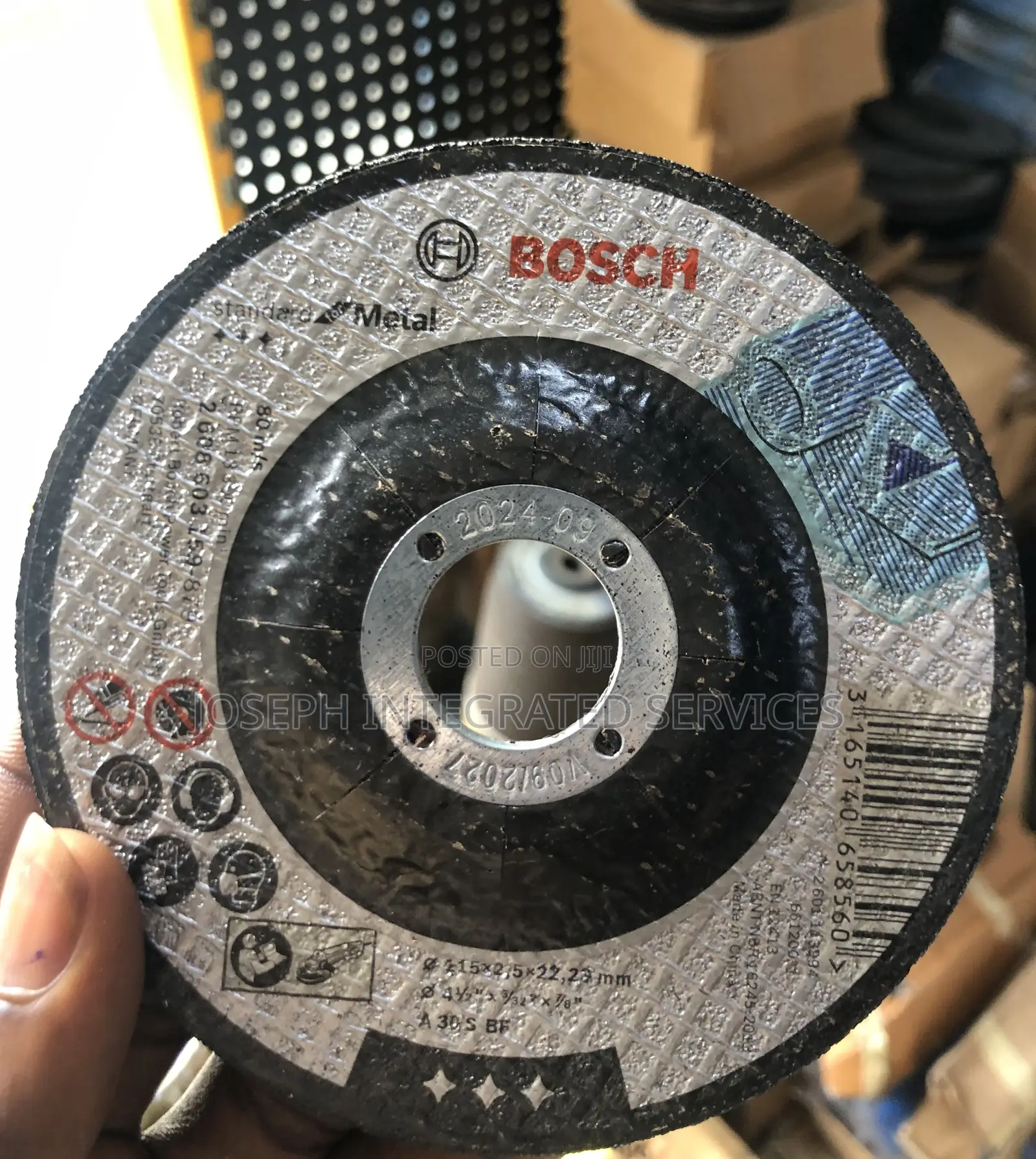 Bosch Standard Metal Grinding Disc 4.5”