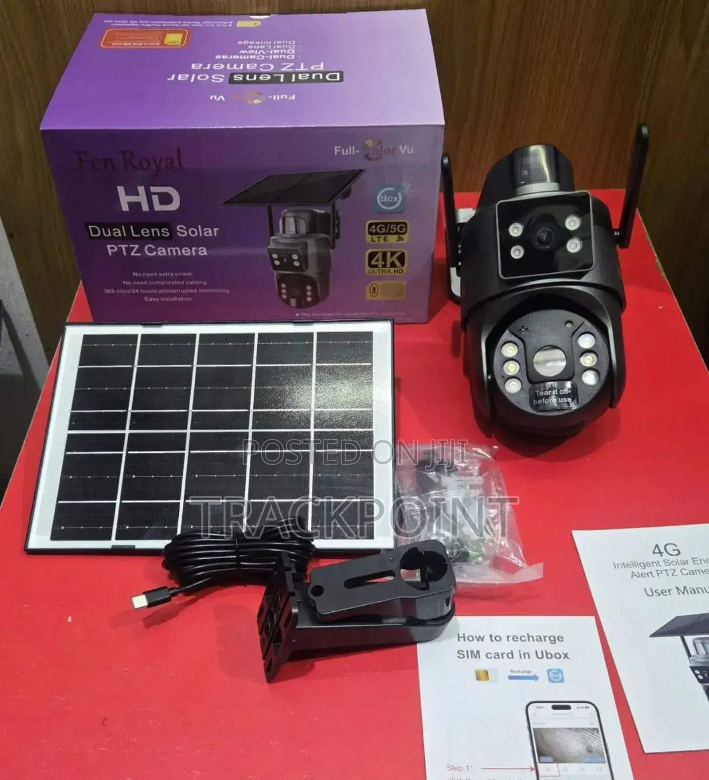 Dual Lens Camera (Solar-Based)