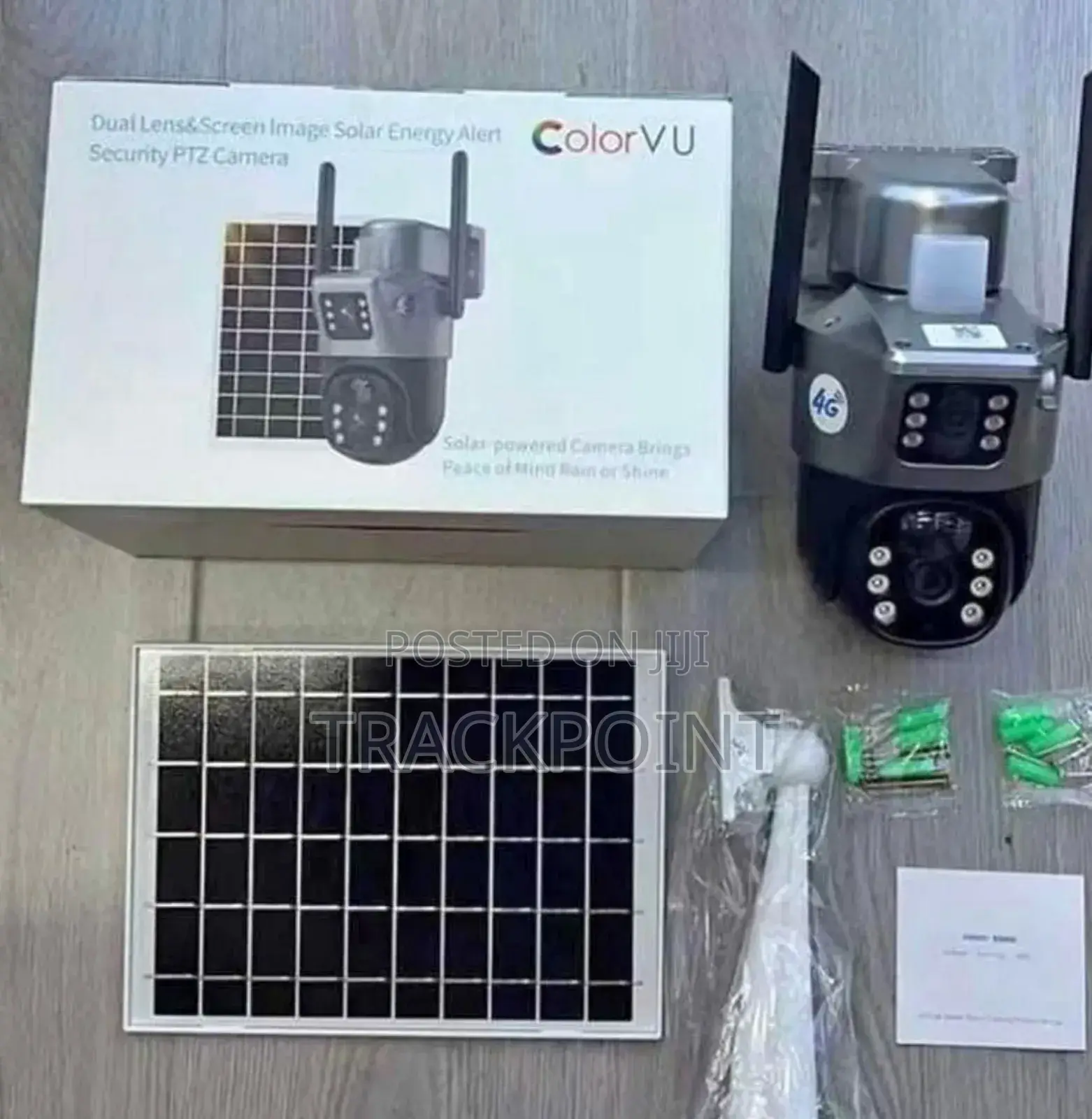Solar Based Dual Lens CCTV Camera