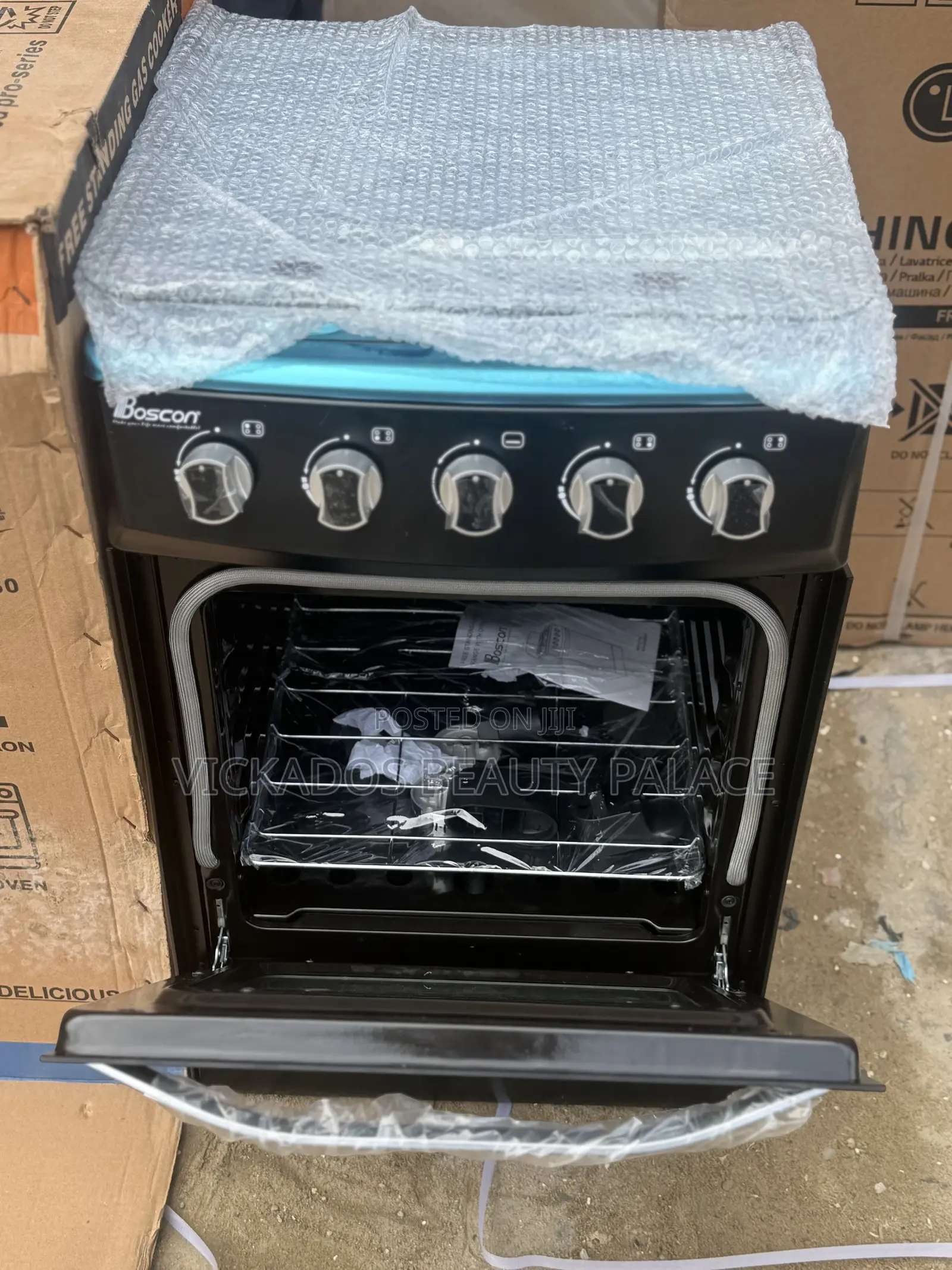 Boscon 4 Burner Standing Gas Cooker With Spark Ignition
