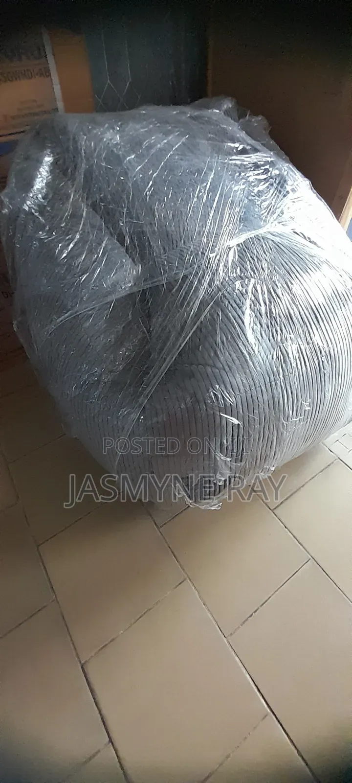 5ft Grey Corduroy Bean Bag
