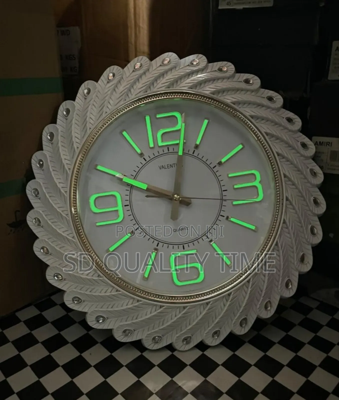 Home Designer Night Glow Wall Clock