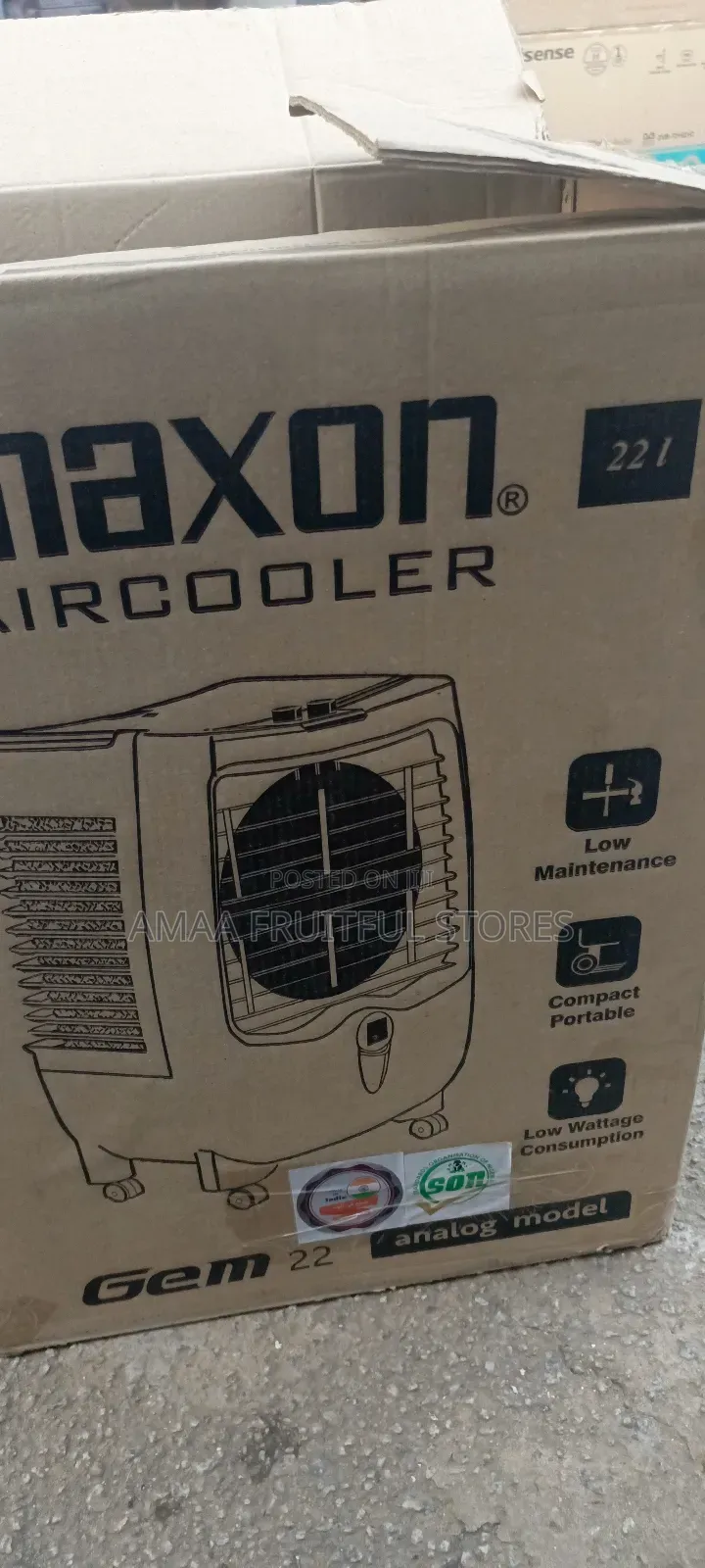Maxon Air Cooler 22litres