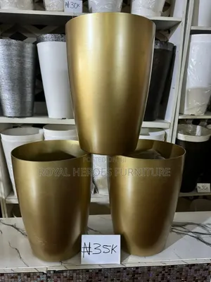 Glossy Gold Pots