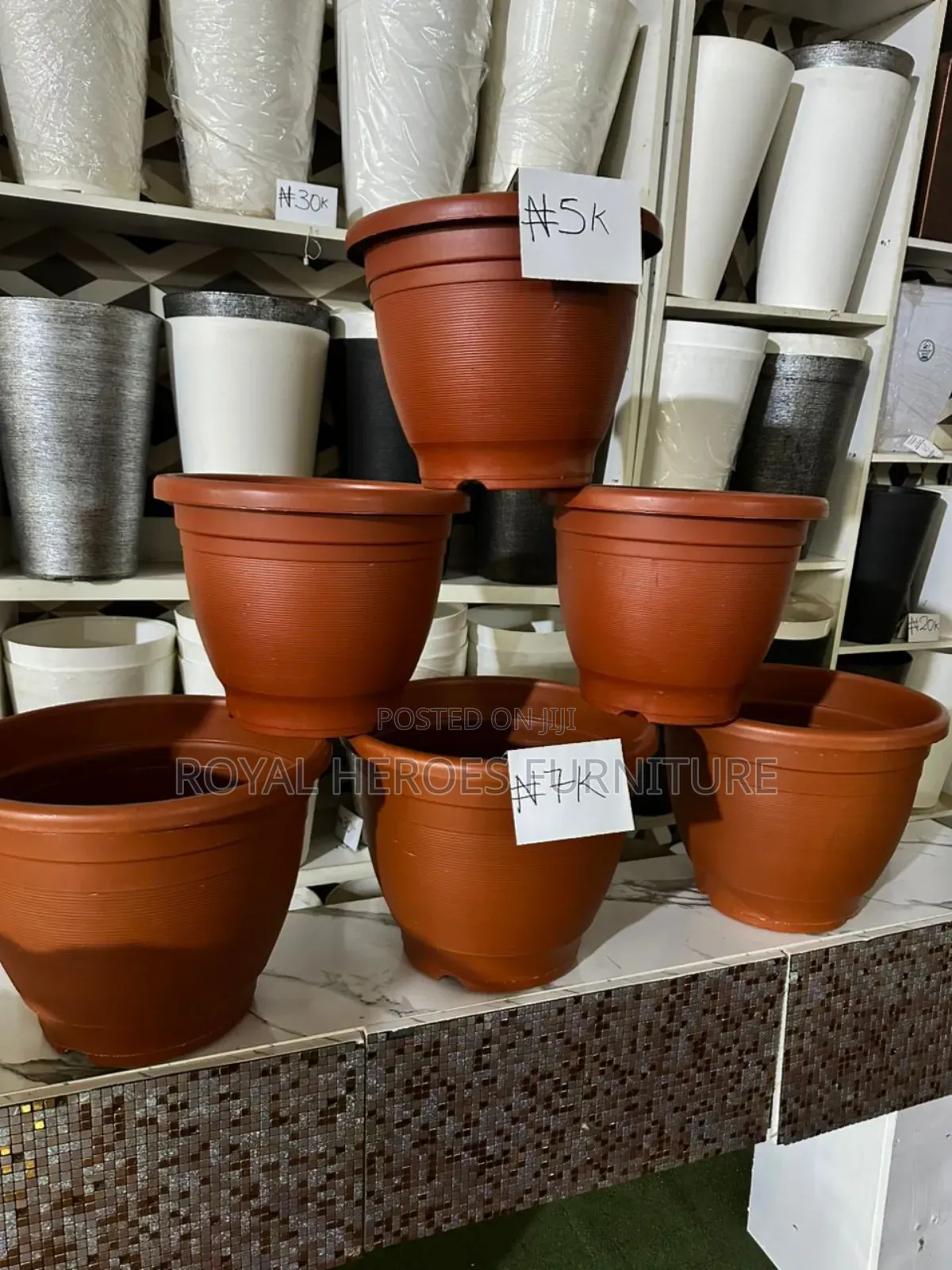 Red Planter Pots