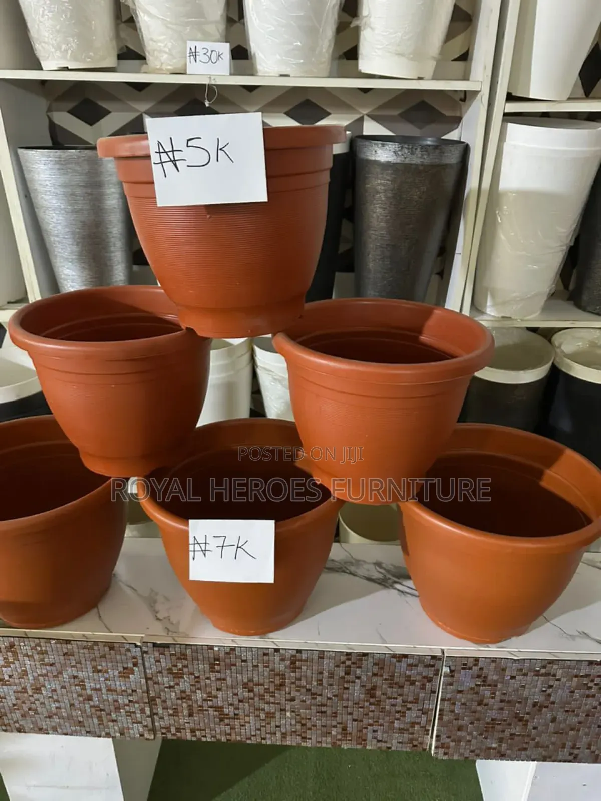 Red Planter Pots