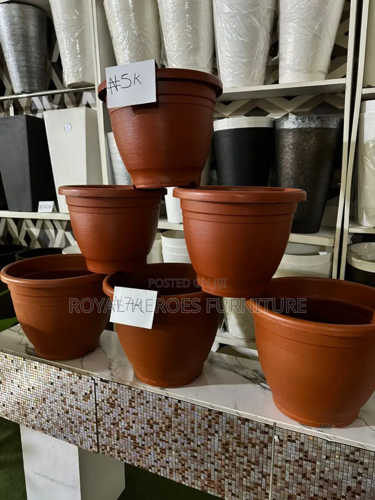 Red Planter Pots