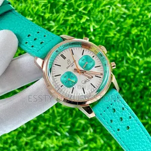 High Quality Luxury Breitling Leather Wristwatch