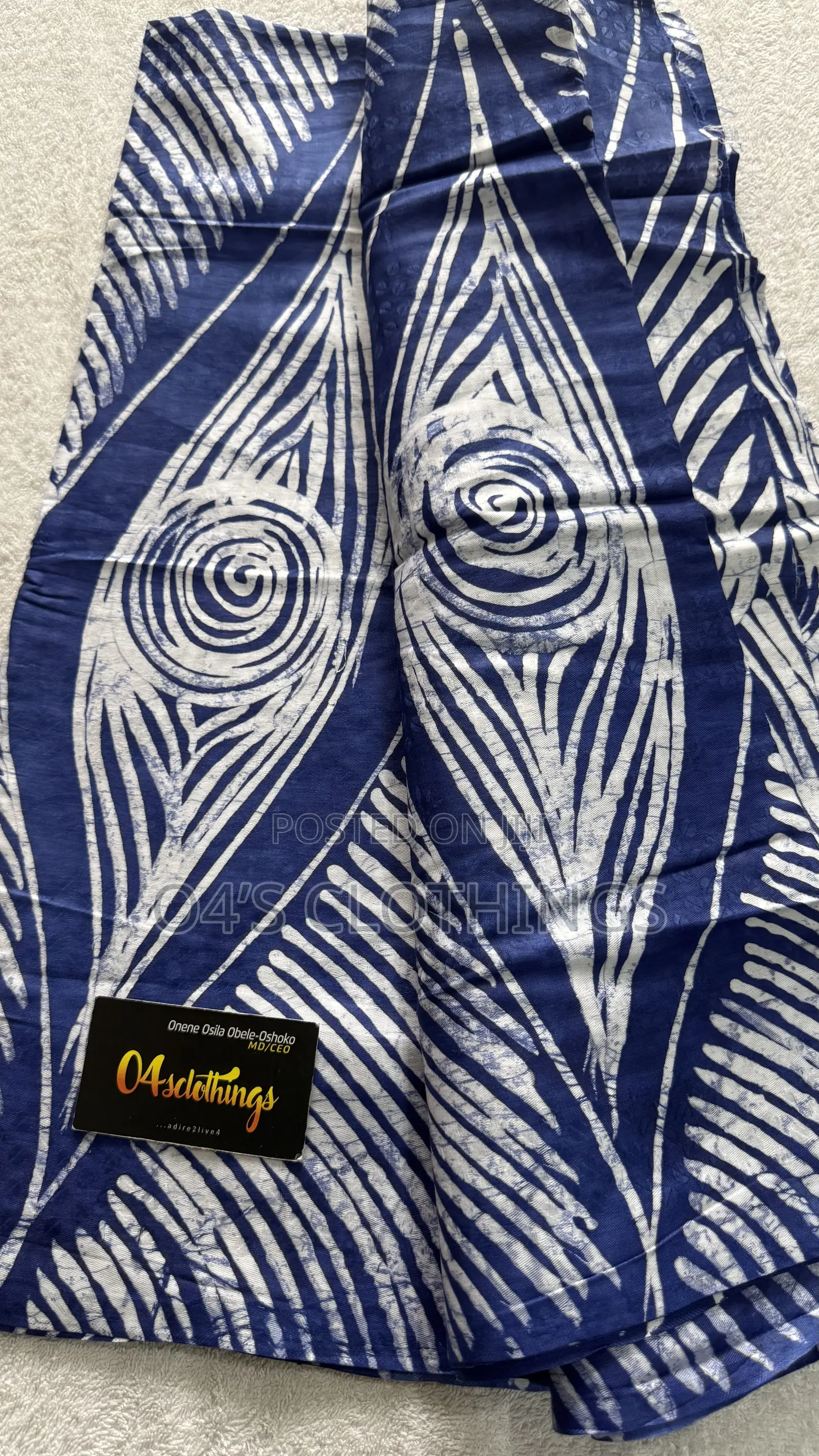 Hand Designed Brocade Batik