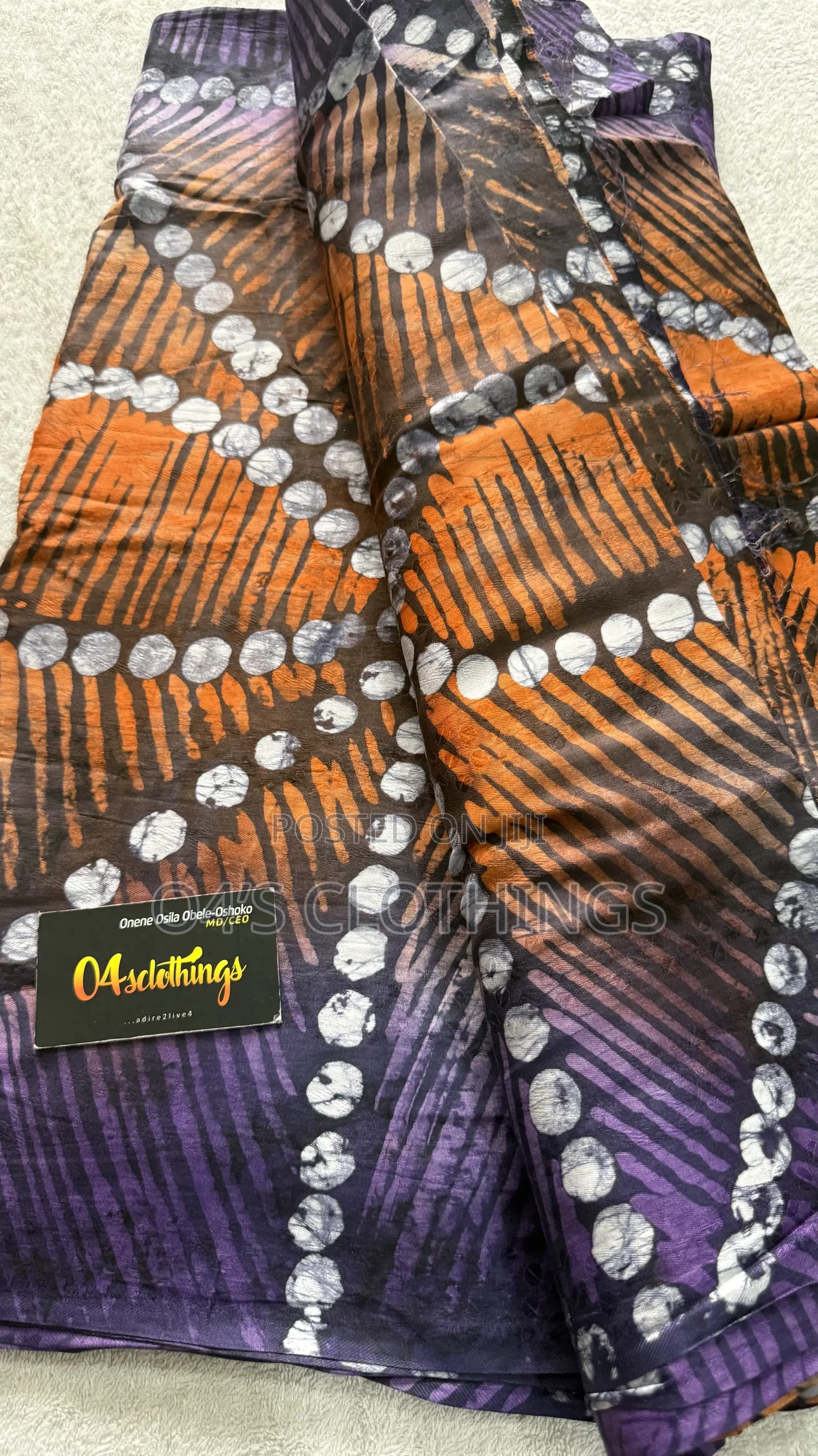 Hand Designed Brocade Batik