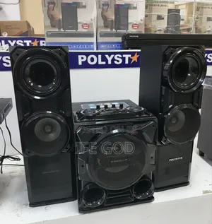 Original Polystar High Powerful Home Theater System Bluetooth Hdmi Etc