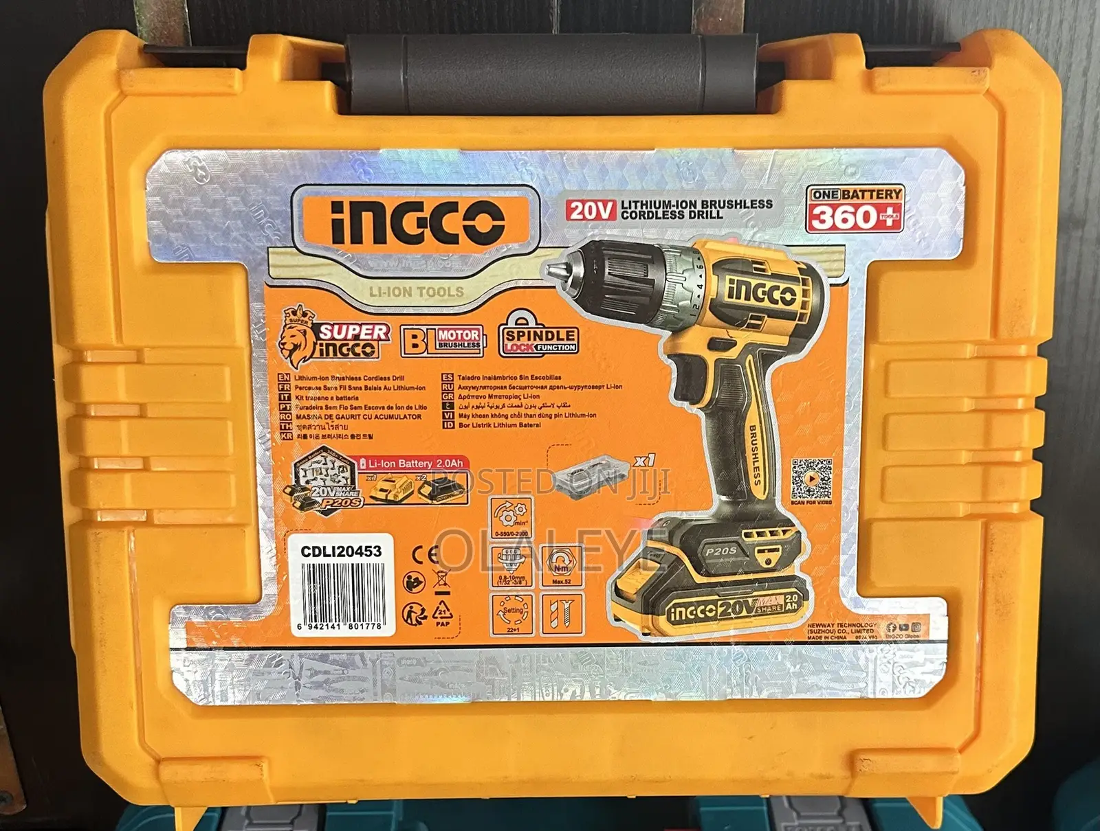 20v Ingco Cordless Drill