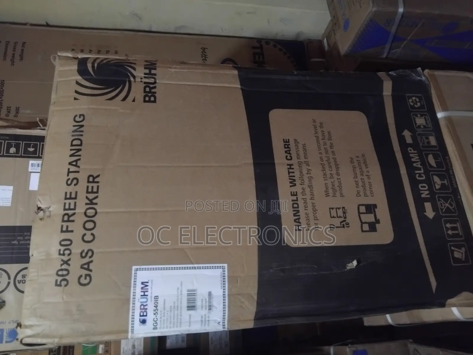 Bruhm Standing Gas Cooker 50x50