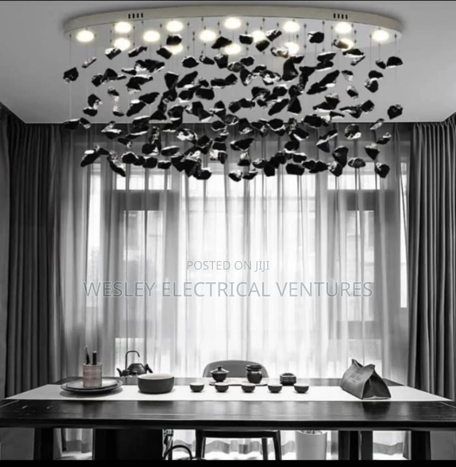 Crystal Stone Chandelier Light